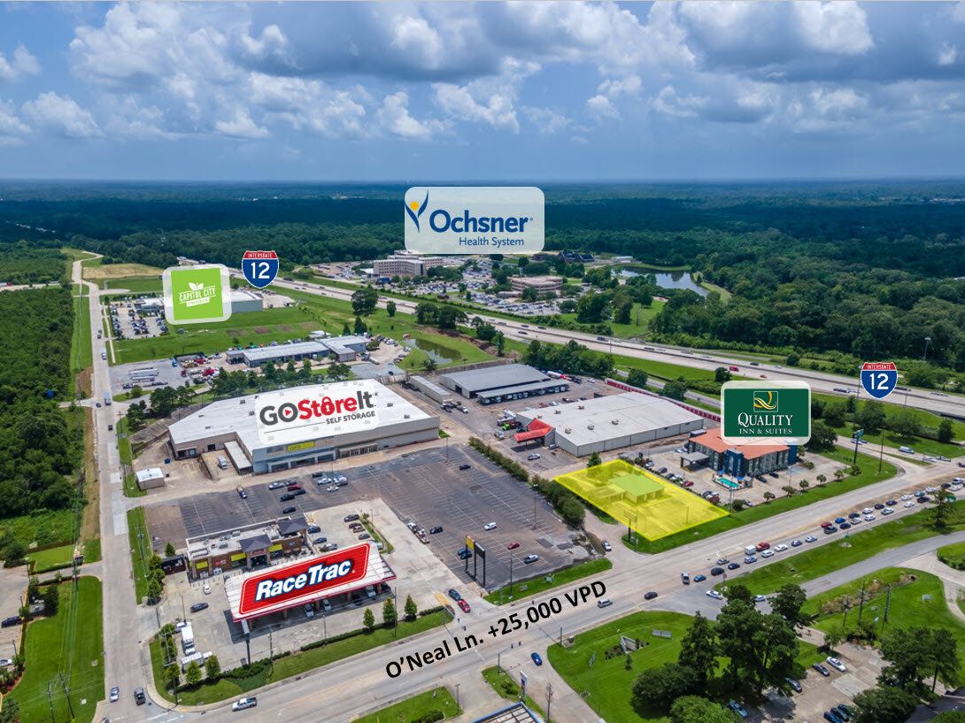 I-12 Interchange Build-To-Suit: 1747 Oneal Ln, Baton Rouge, LA 70816